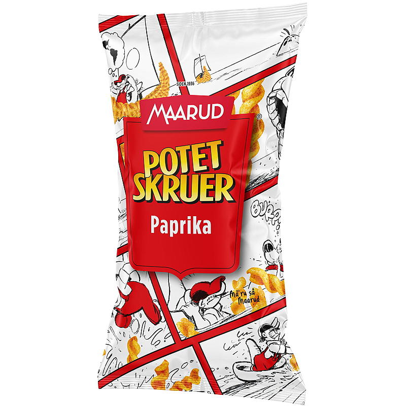 Maarud Potetskruer 90 g paprika
