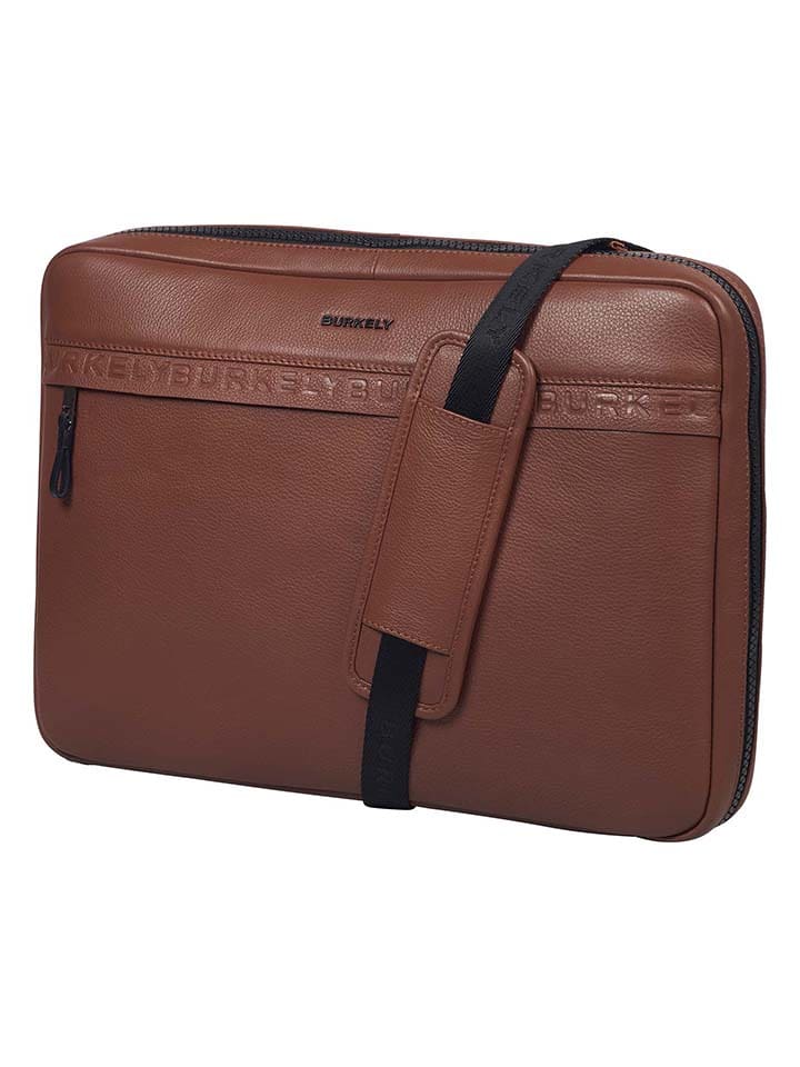 Burkely Leder-Laptoptasche in Braun - (B)39 x (H)28 x (T)4 cm günstig kaufen onesize