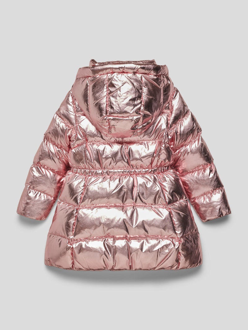 Daunenjacke mit Kapuze Modell 'CELIA' in hellrosa
