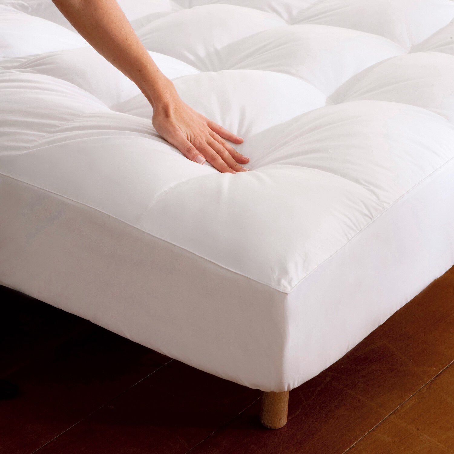 Surmatelas microgel forme housse bonnet 25 cm