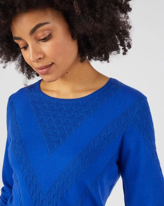 Pull maille fantaisie chaud Thermolactyl