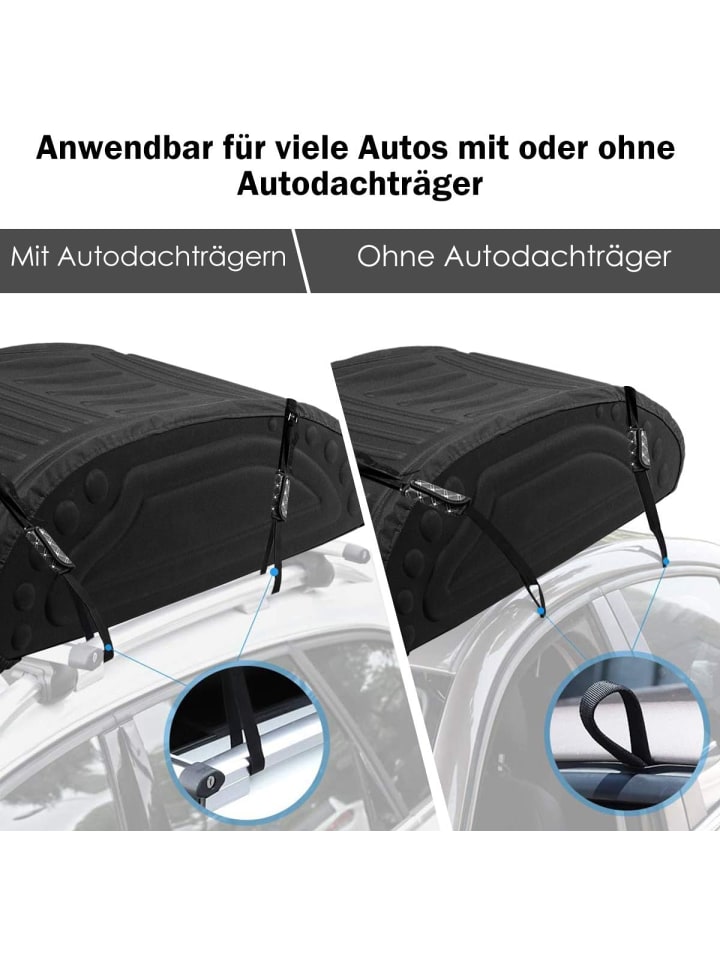 COSTWAY 400L Auto Dachbox in Schwarz günstig kaufen onesize