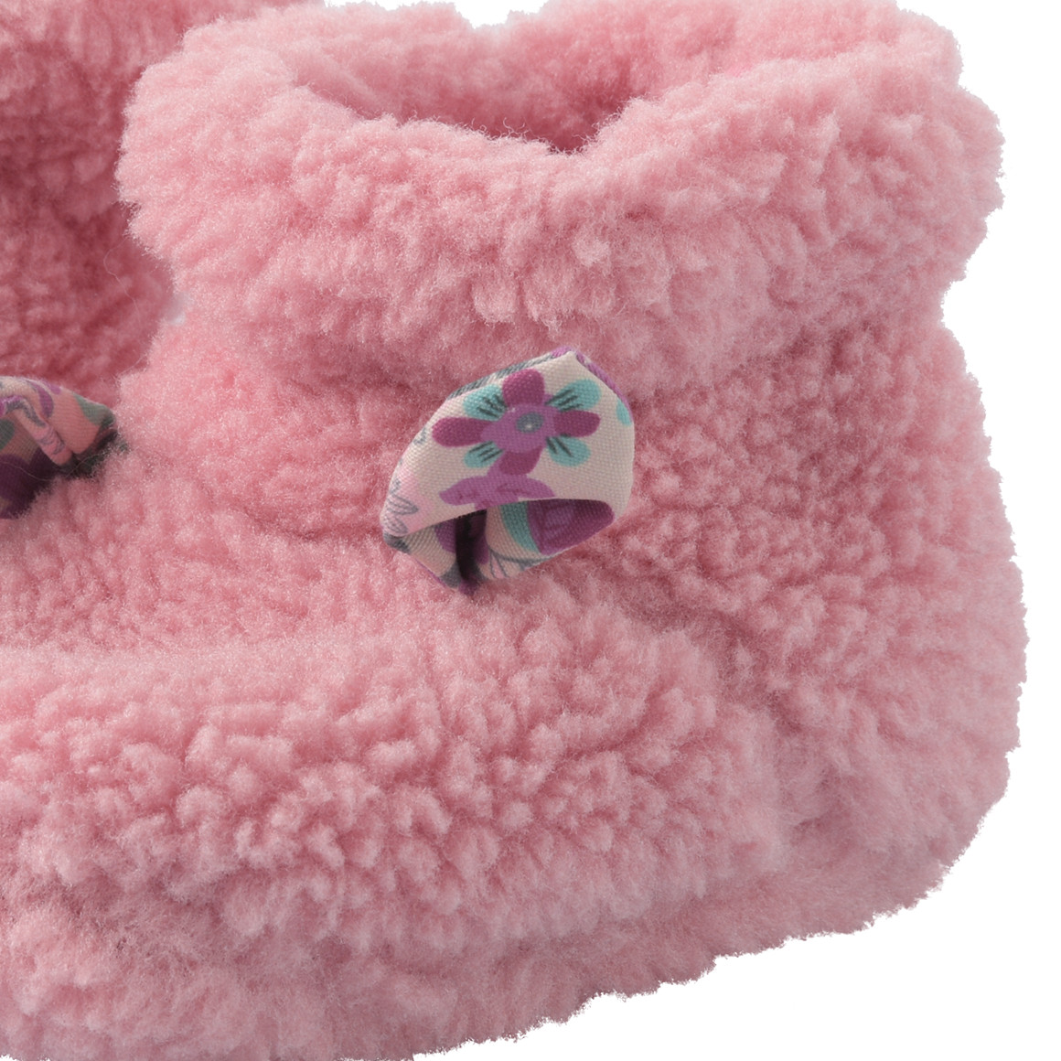 Newborn Plüsch-Schühchen mit Applikation