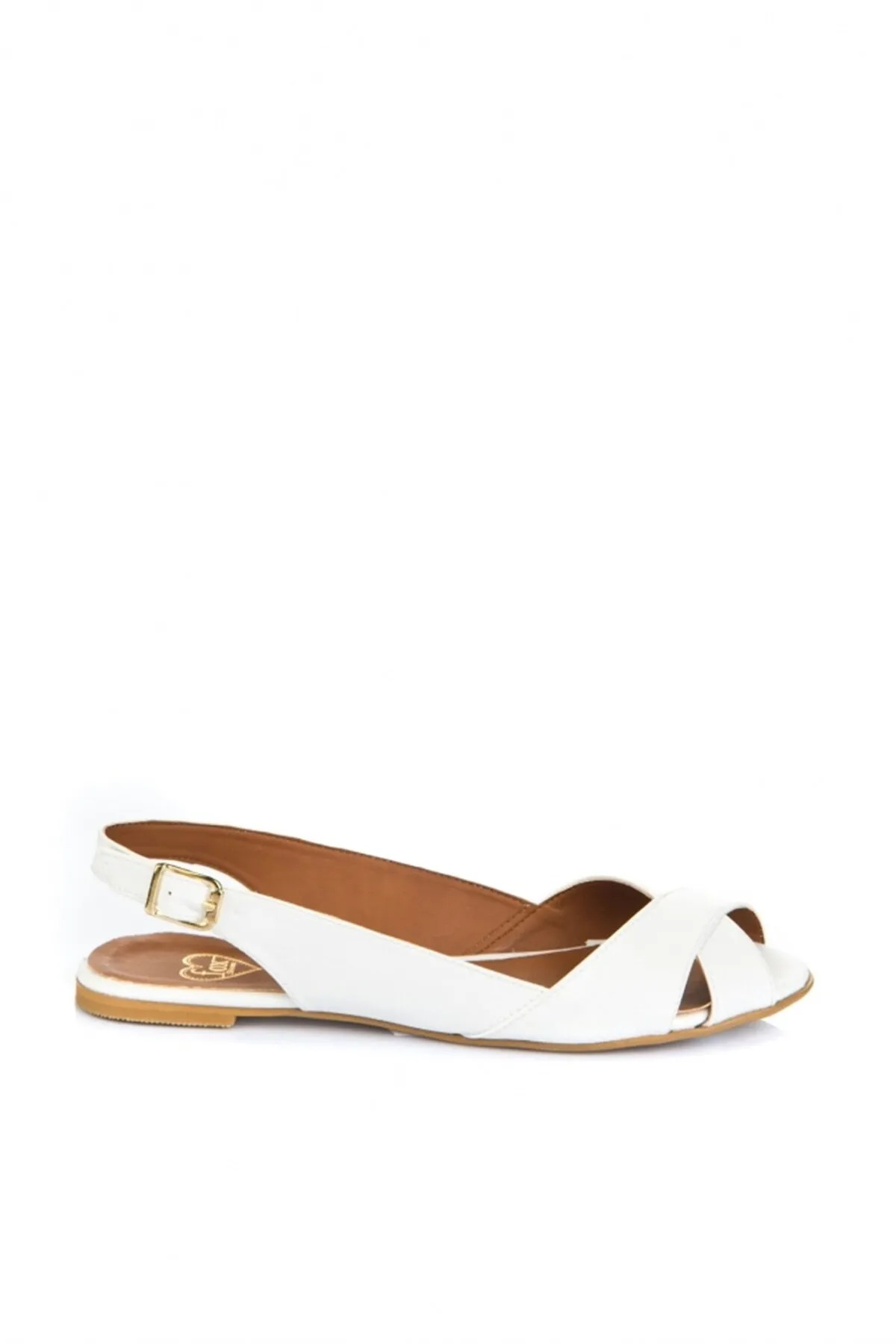 Fox Shoes  Weiße Damensandalen 9726106609