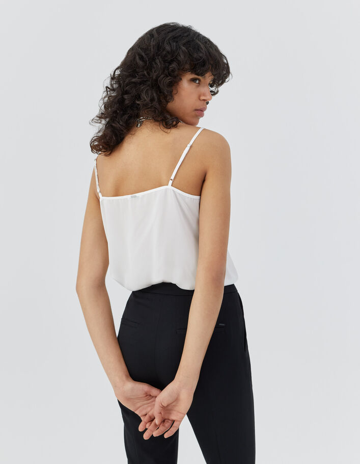 Caraco satin dentelle femme