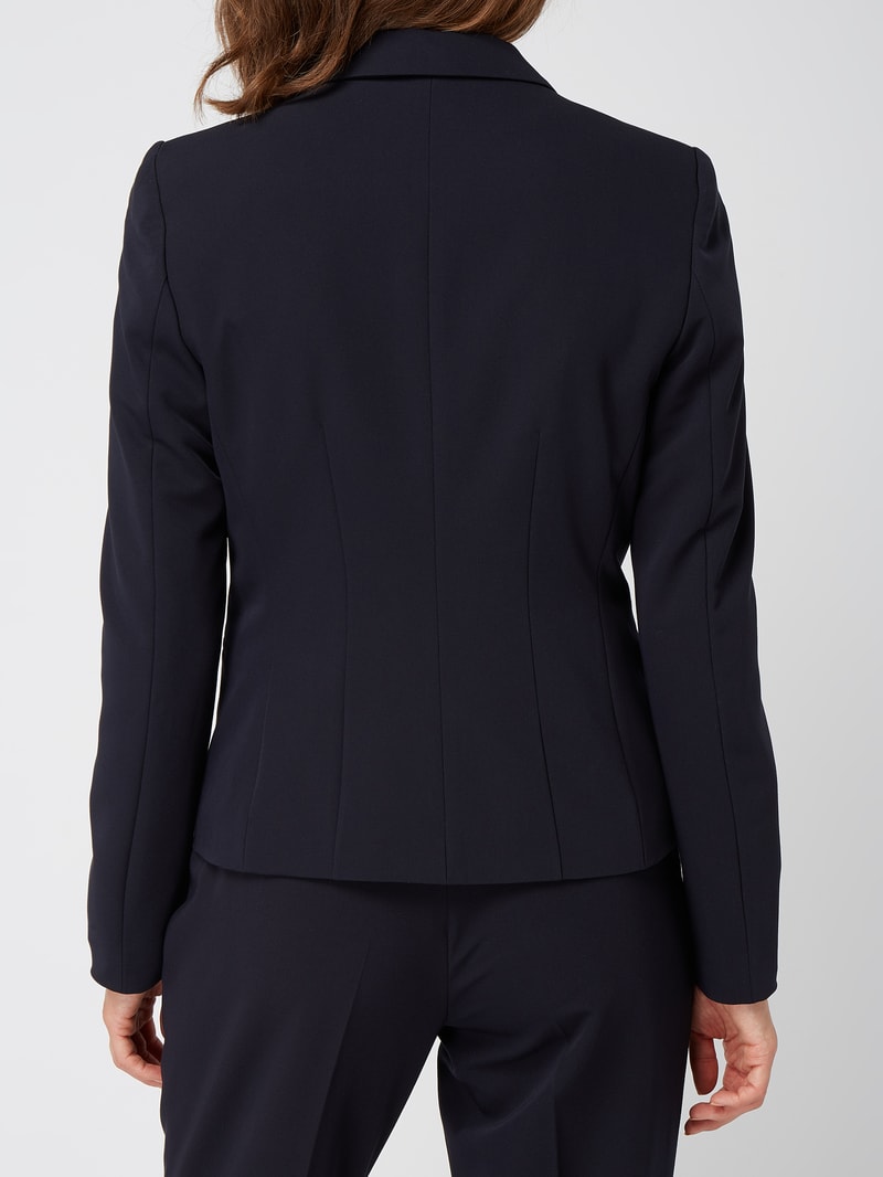 Blazer mit Paspeltaschen in marineblau