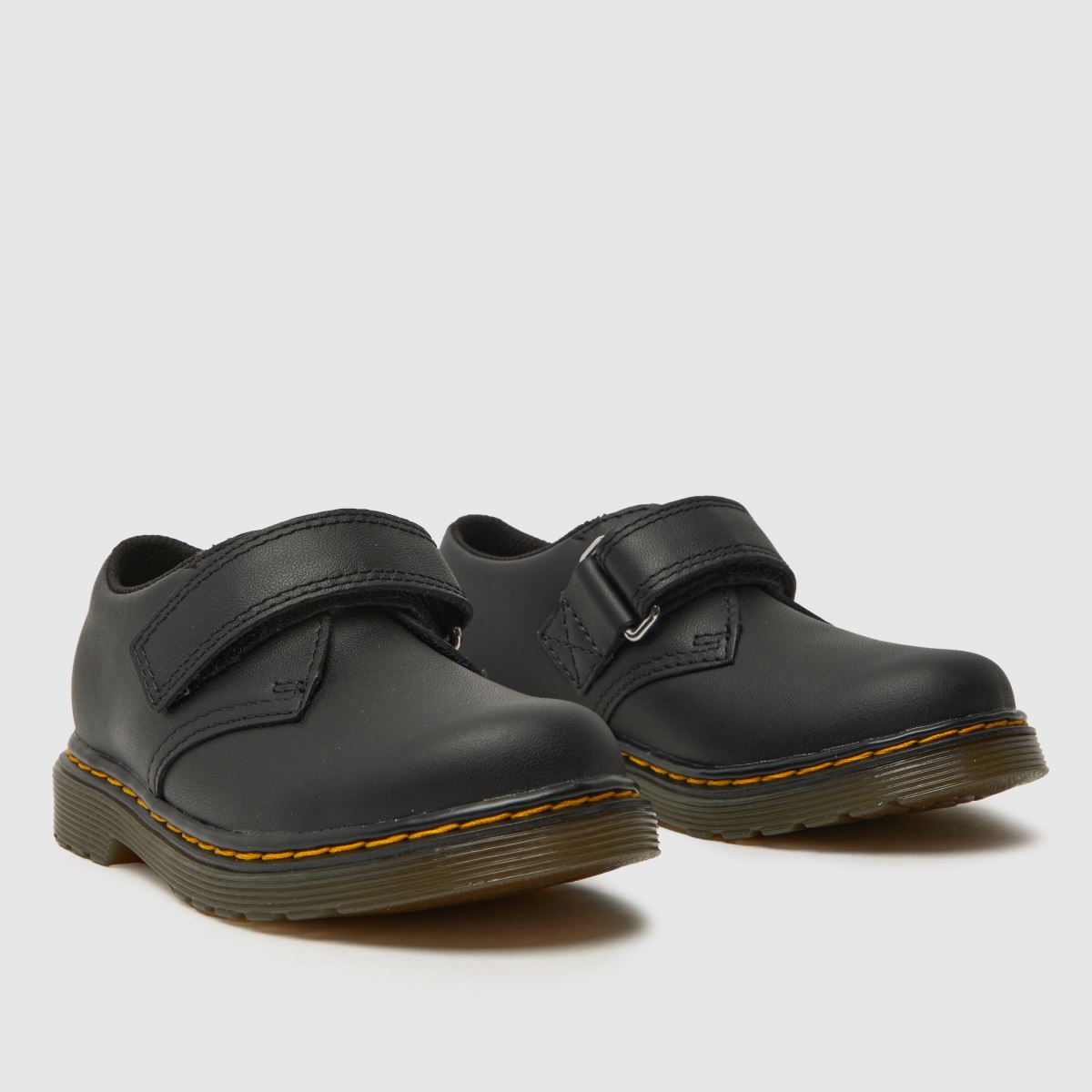 Dr Martens svarta Kamron II pojkarskor för småbarn