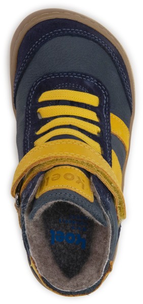 Koel bare ~ Daniel 2.0 MidCut Sneaker Wollfleece + Tex ~ Blue