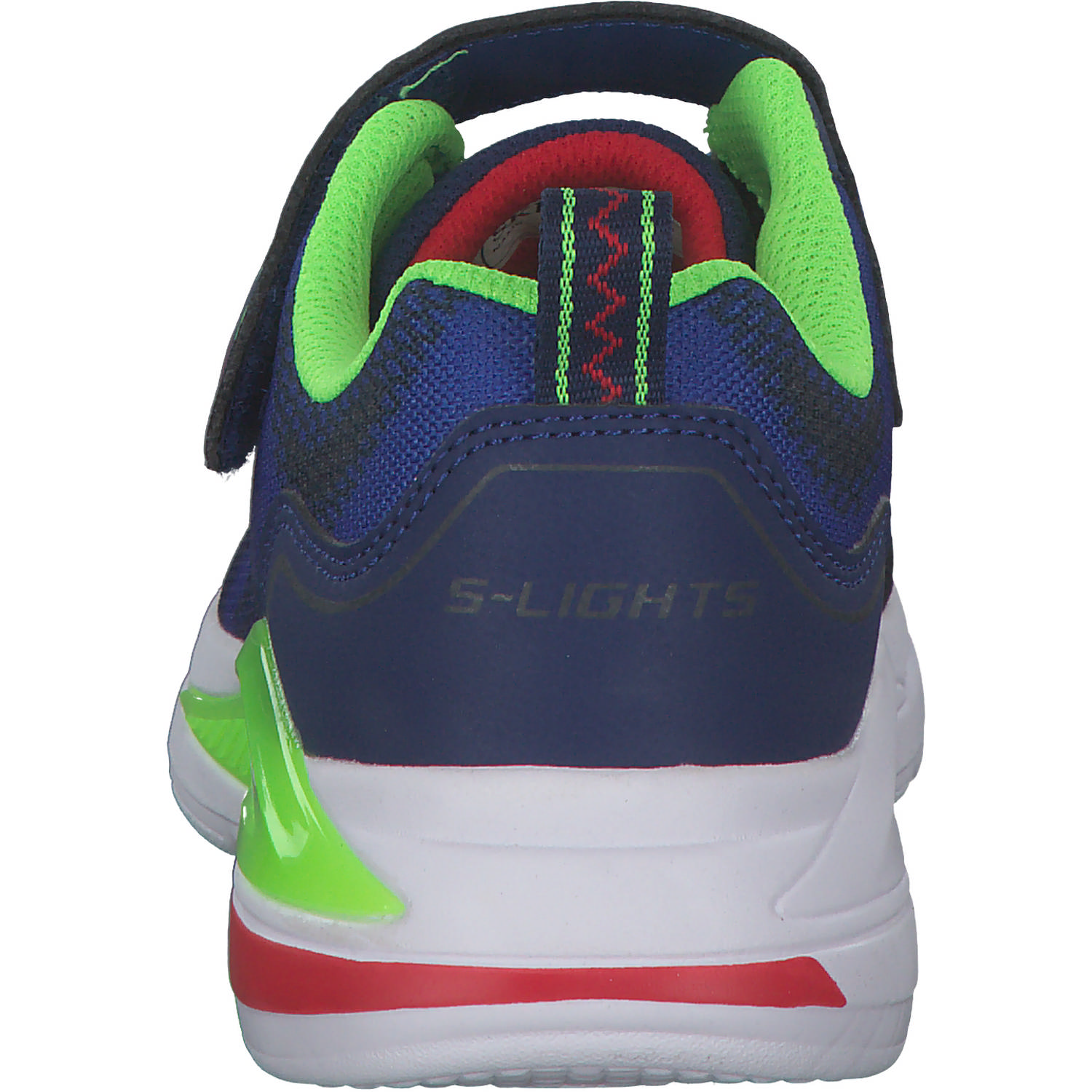 Skechers 401660L, Sneakers Low, Kinder, navy/lime/red