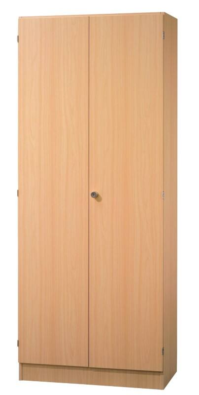 Hammerbacher Future Flügeltürenschrank Melaminharzbeschichtete Spanplatte 4 Fachböden 800 x 420 x 2.004 mm Buche