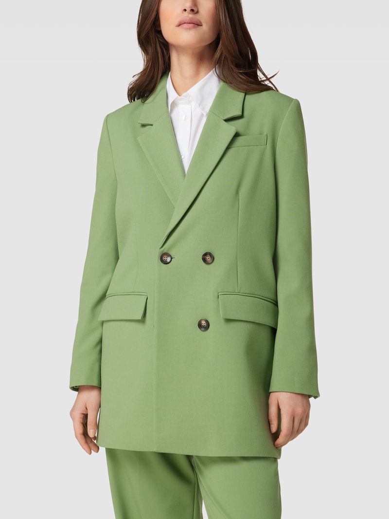 Blazer mit Pattentaschen in mint