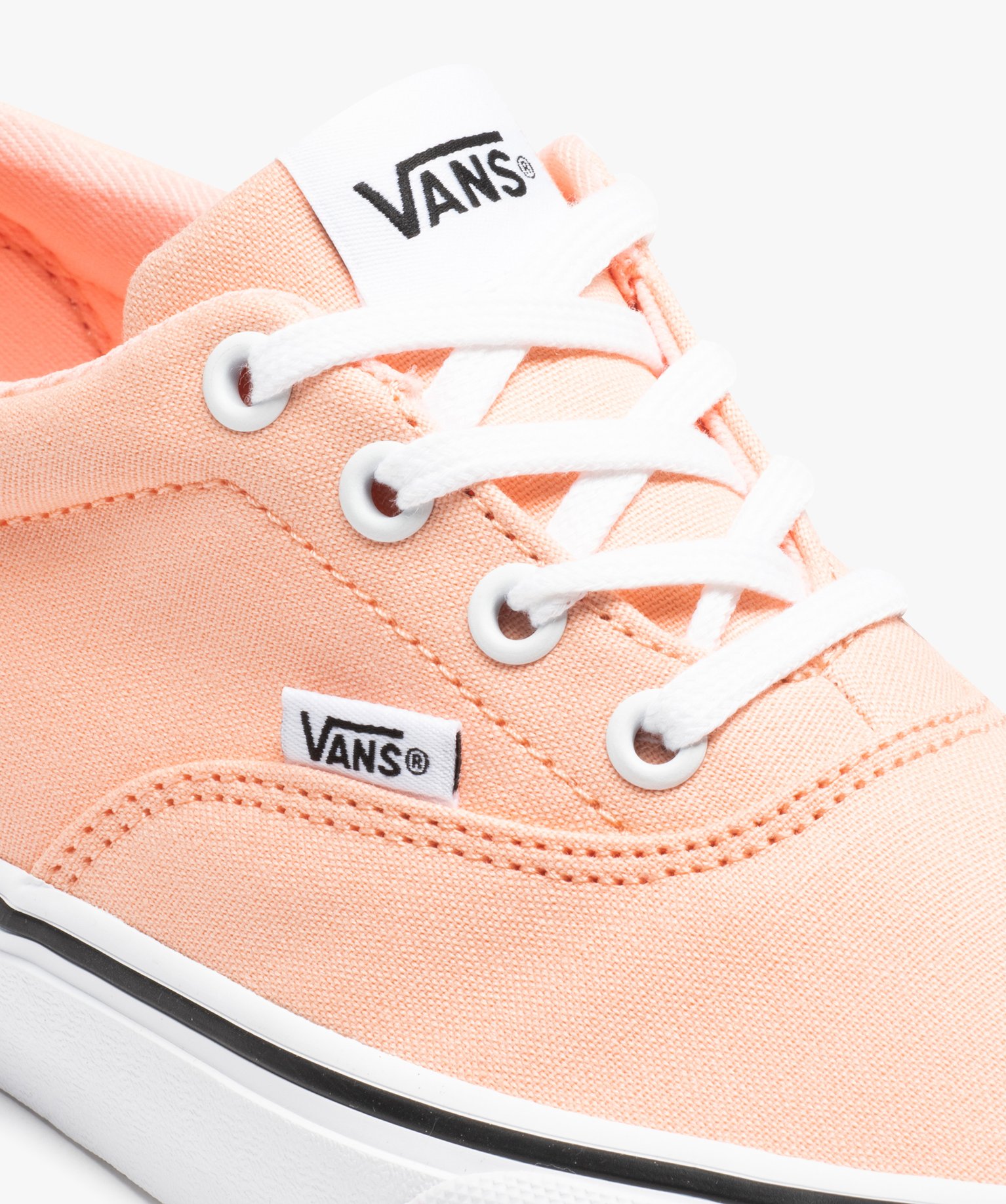 Baskets femme dessus en toile et à lacets - Vans rose | GEMO