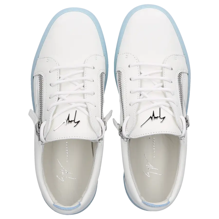 Giuseppe Zanotti - Sneaker low FRANKIE Kalbsleder - blau