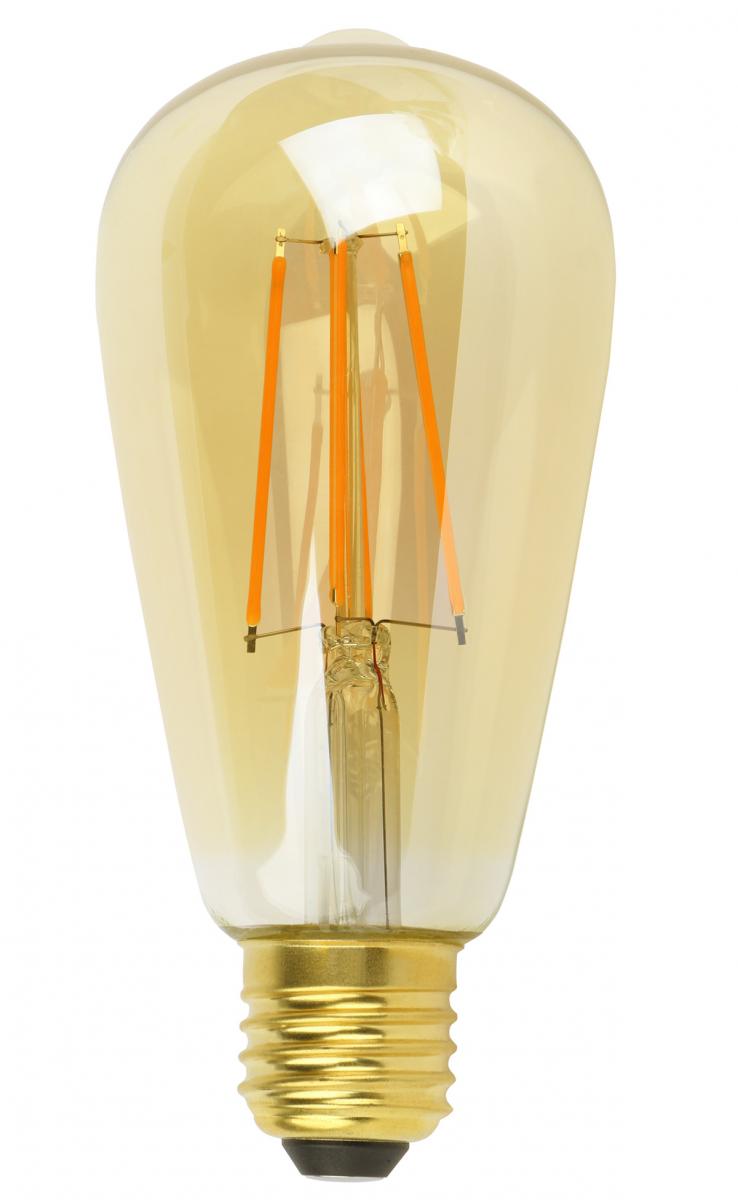 Fontastic Smart Home WiFi LED Filament Lampe E27, Flamme