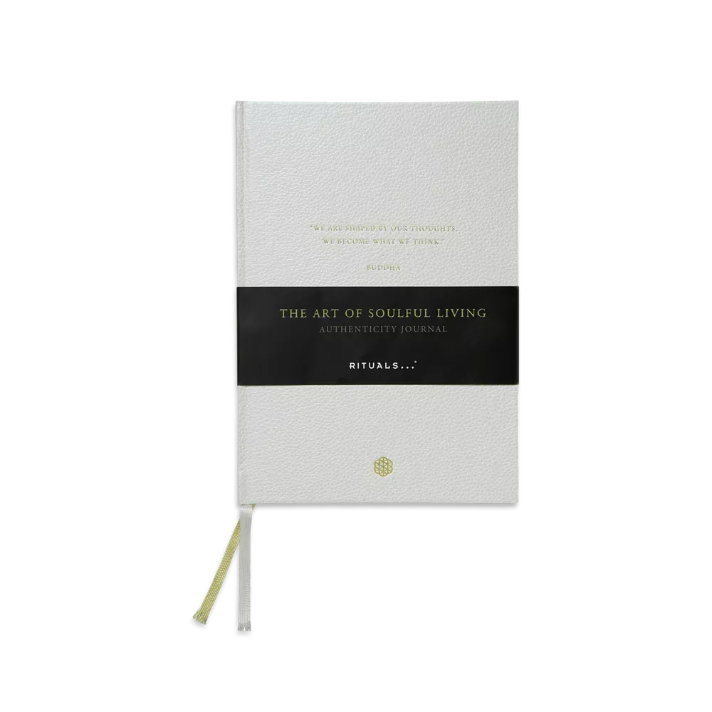 Carnet de notes artisanal House of Rituals Authenticity Journal aux tranches dorées