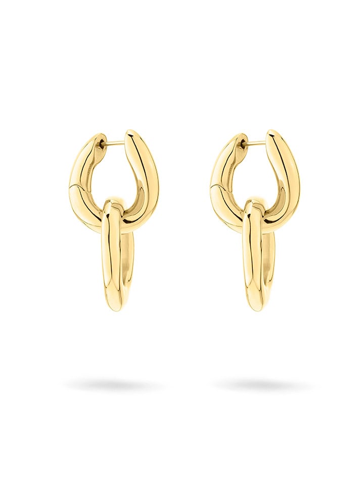 Liebeskind Edelstahl-Creolen in Gold günstig kaufen onesize