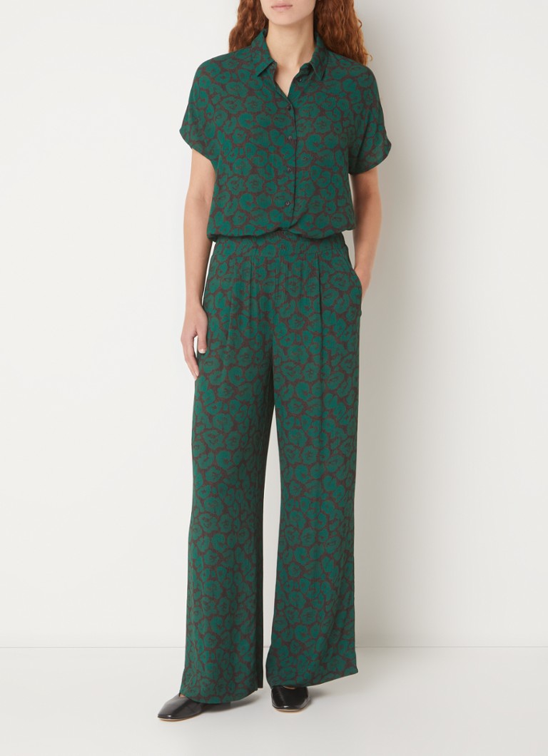 by-bar Karly blouse with leopard print