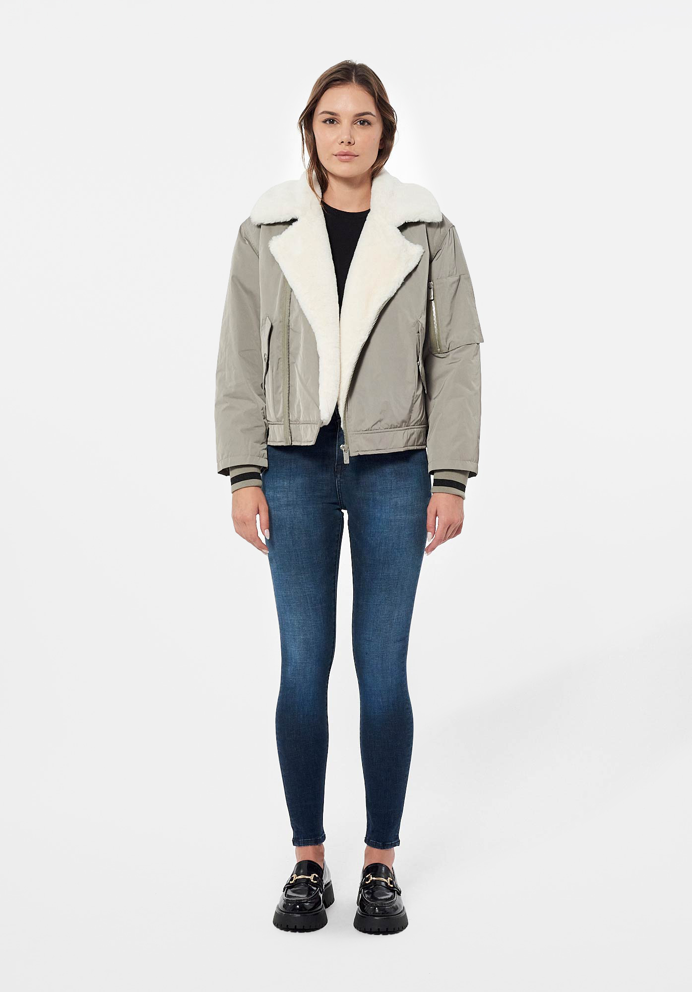 DRACY  Blouson kaki Femme