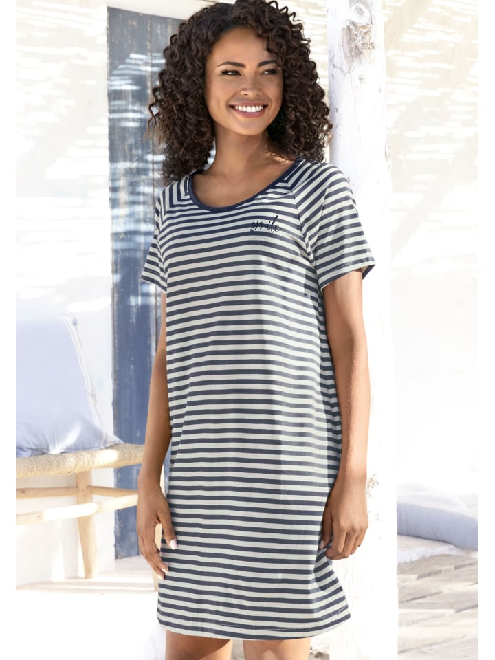 VIVANCE DREAMS Sleepshirt in Dunkelblau günstig kaufen
