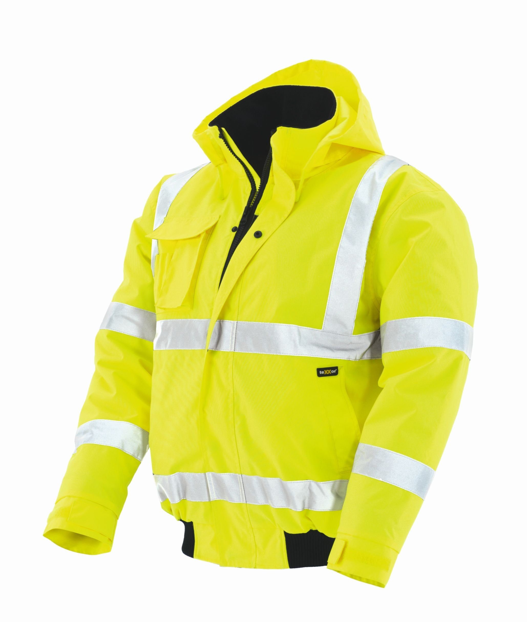TRIZERATOP Winterjacke Warnschutz-Pilotenjacke WHISTLER leuchtgelb Gr. S