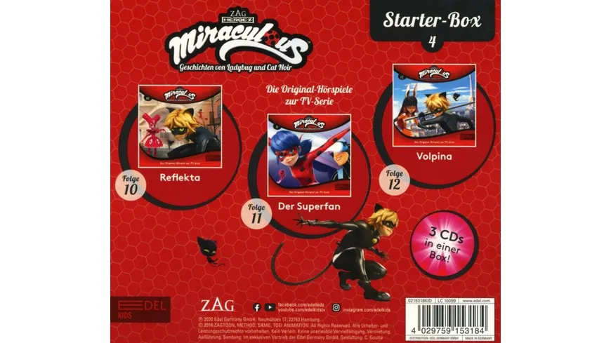 Starter-Box(4)-Folge 10-12 Miraculous
