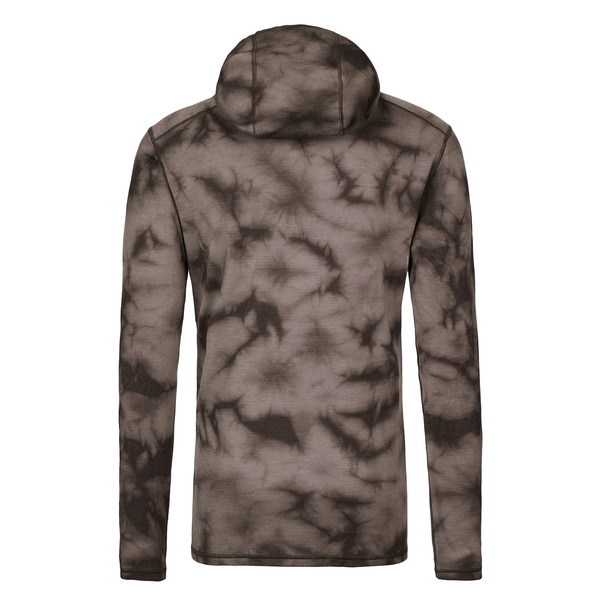 CLASSIC THERMAL PLANT-BASED DYE MERINO BASE LAYER LOGO HOODI Herren - Funktionsshirt