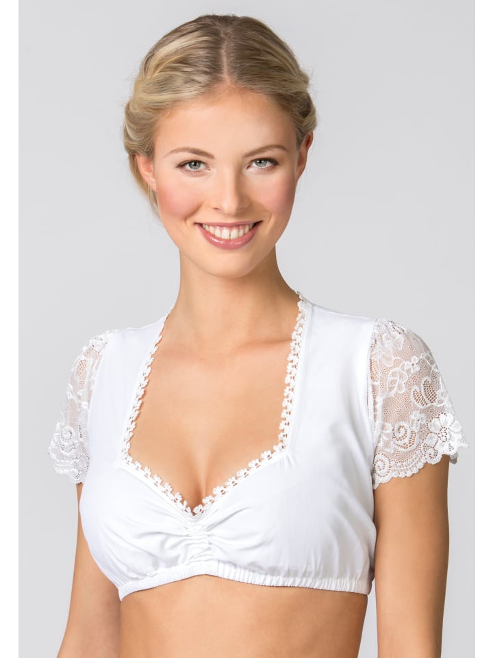 Stockerpoint Stockerpoint Dirndlbluse Meline in weiss günstig kaufen