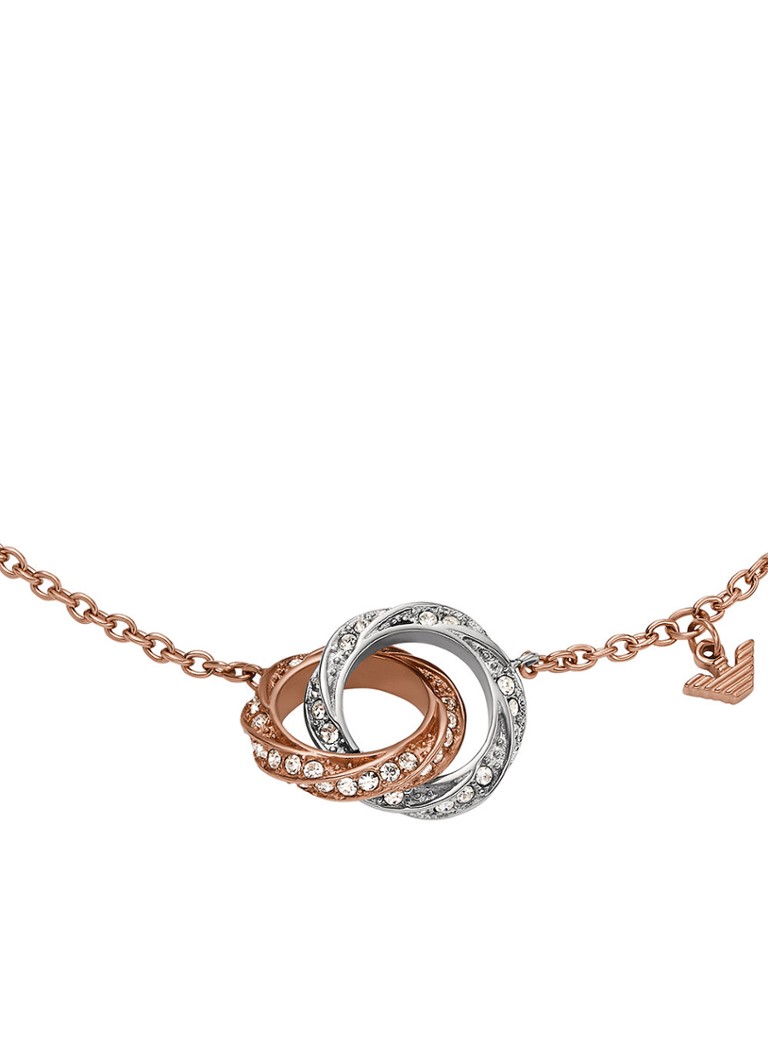 Bracciale sentimentale Emporio Armani con cristalli EGS3005221