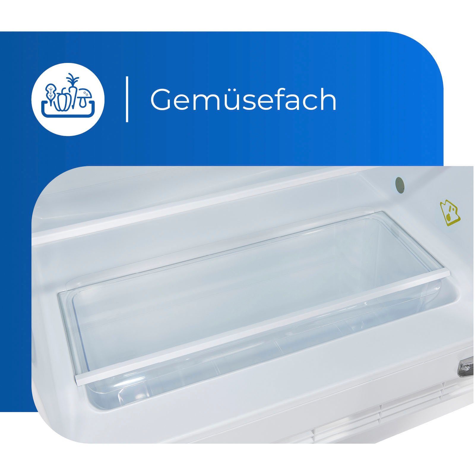 exquisit Einbaukühlschrank UKS130-4-FE-010E, 82,3 cm hoch, 59,5 cm breit