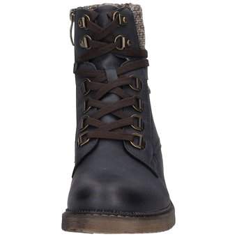 Relife Schnür Boots in blau