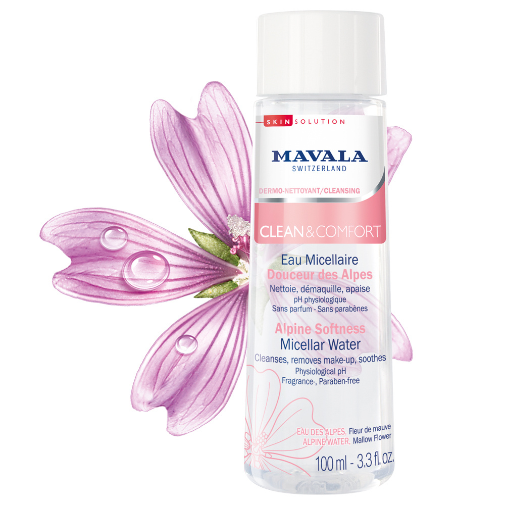 Mavala CLEAN & COMFORT Eau Micellaire, format voyage