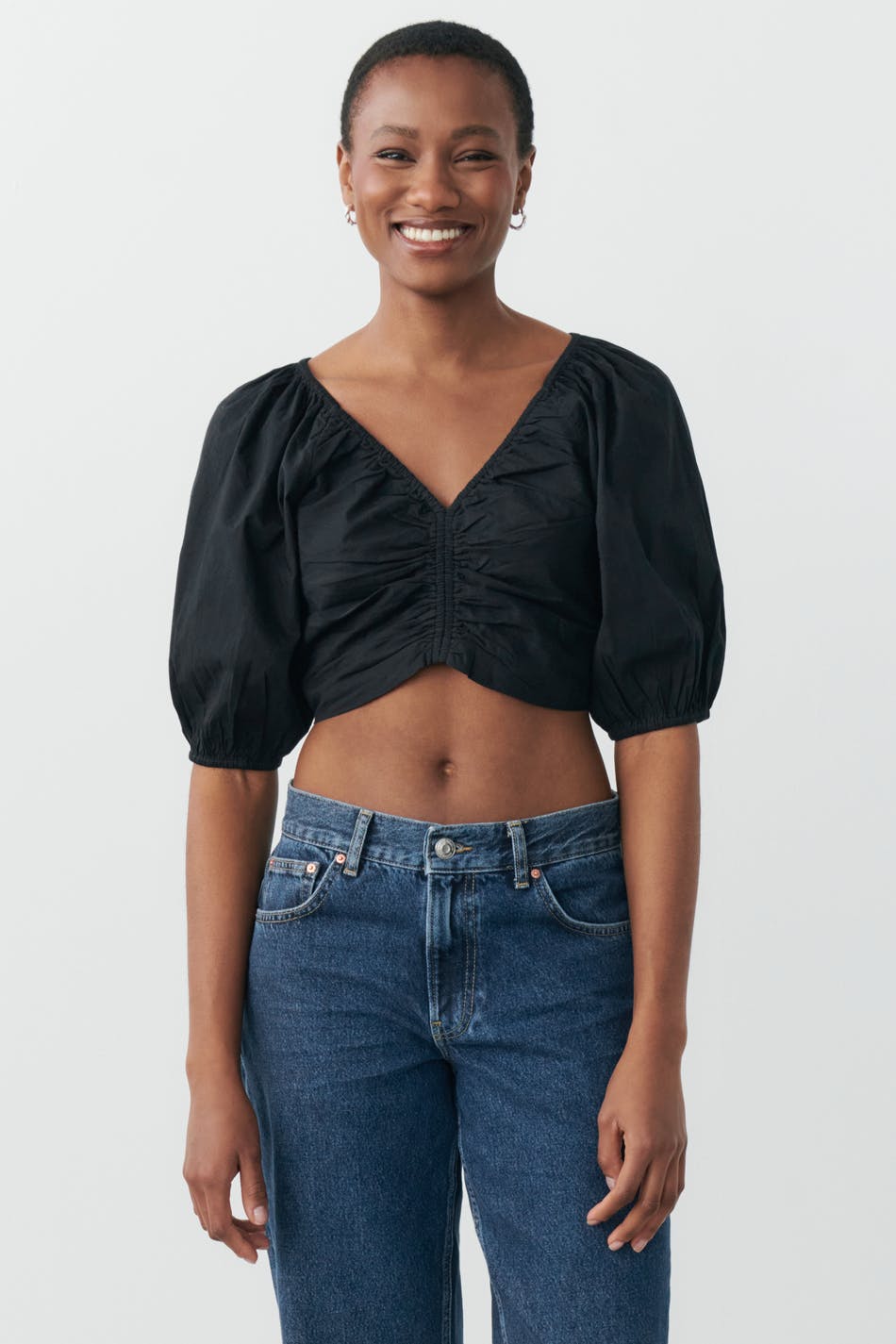 Puff sleeve blouse