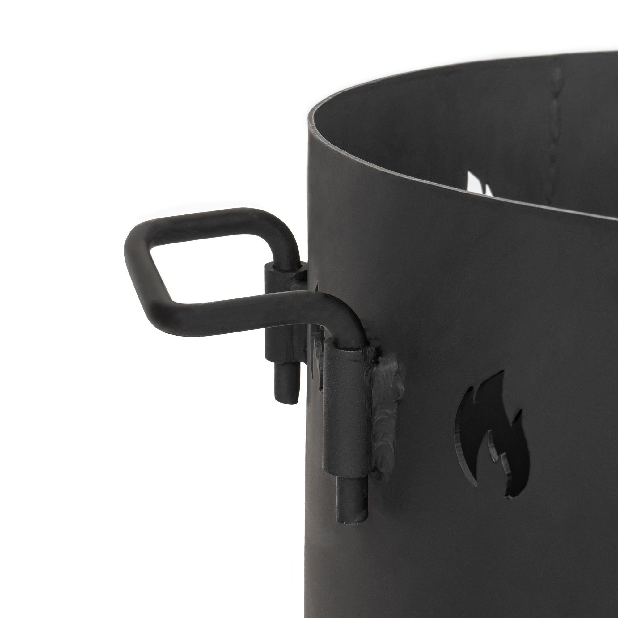 BBQ-Toro Feuerstelle Kazan Ofen Ø 35 cm, Gulaschkessel, Feuerkessel, Outdoor Ofen, Utschak, (1-St), Seitliche Griffe zum Transport