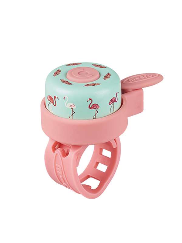 Sonnette trottinette Flamant Rose