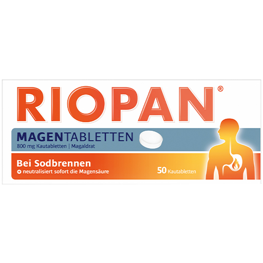 RIOPAN Magen Tabletten Kautabletten  50 St  Kautabletten