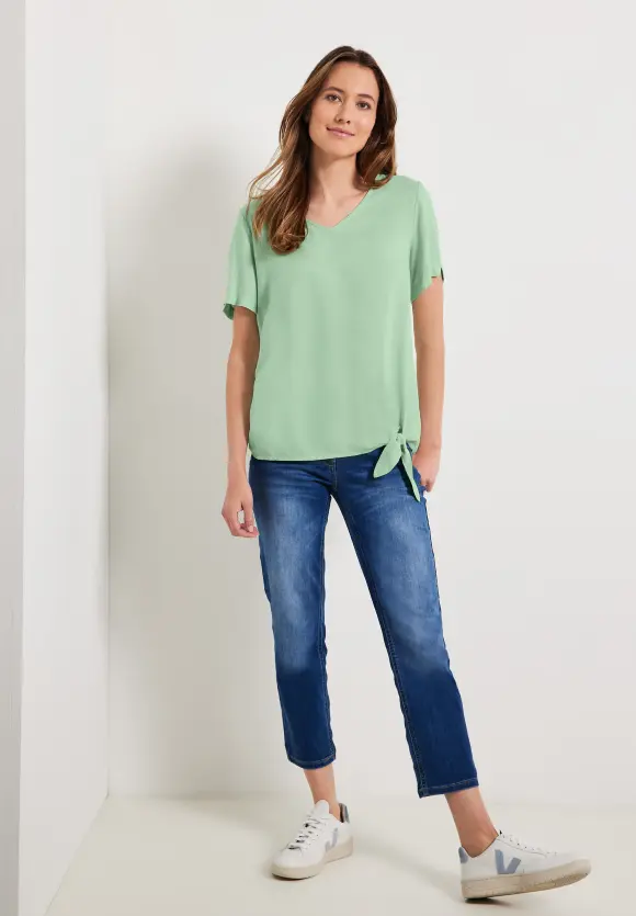 CECIL Bluse mit Knotendetail