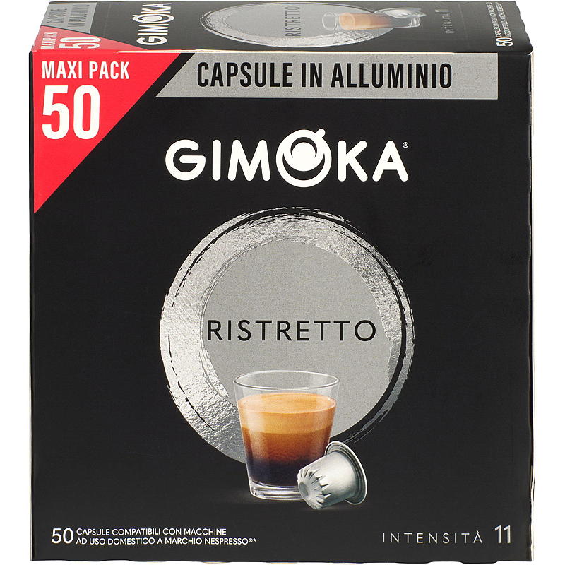 Gimoka Kaffekapsler 50 stk Ristretto