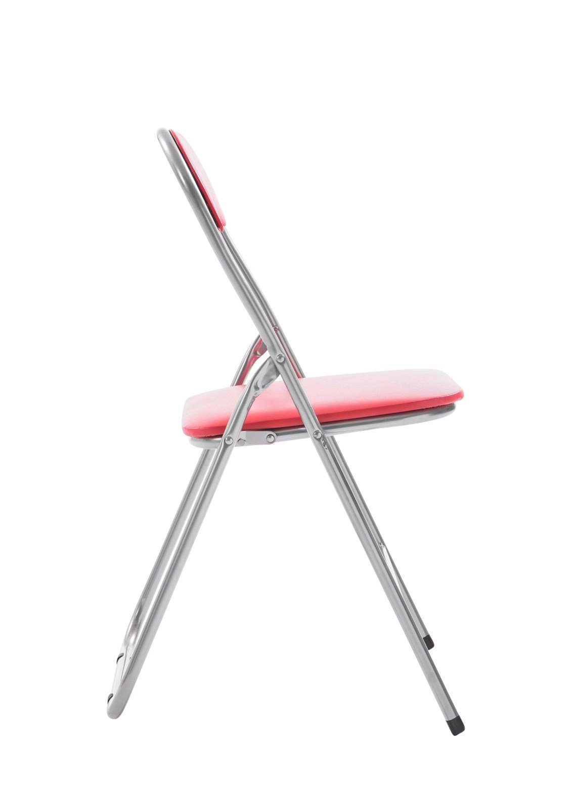 CLP Klappstuhl Felix, Klappbarer mit Kunstleder PVC Sitz Gepolstert