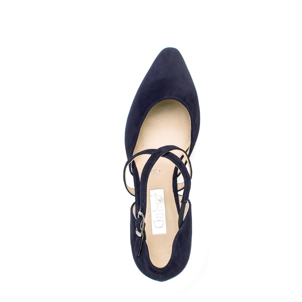 Gabor fashion Spangenpumps blau