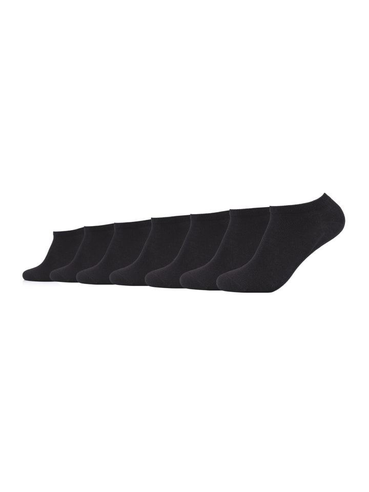 camano Sneakersocken 7er Pack ca-soft in Schwarz günstig kaufen