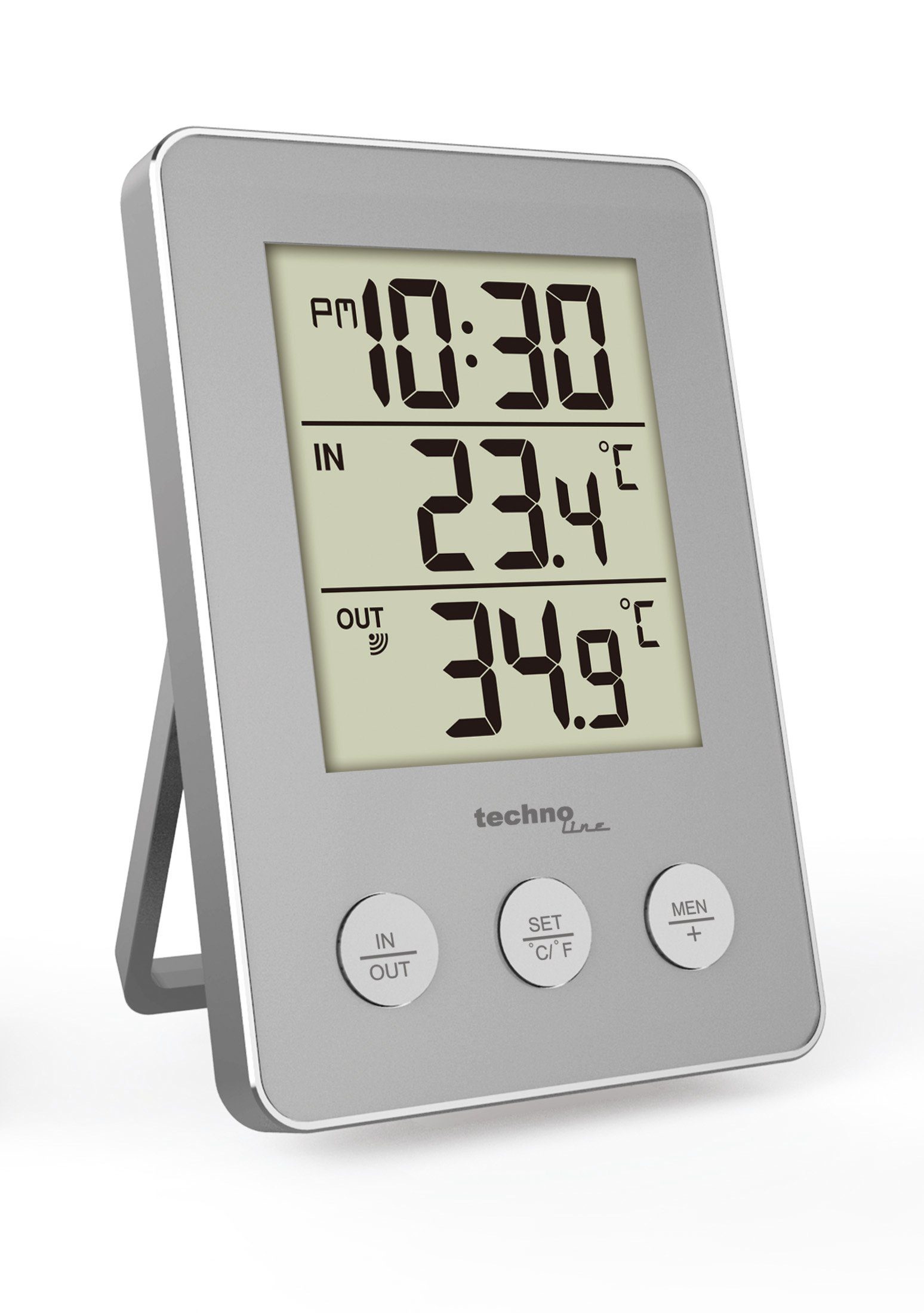 technoline WS 9175 Wetterstation (inklusive Außensender, mit übersichtlicher Anzeige)