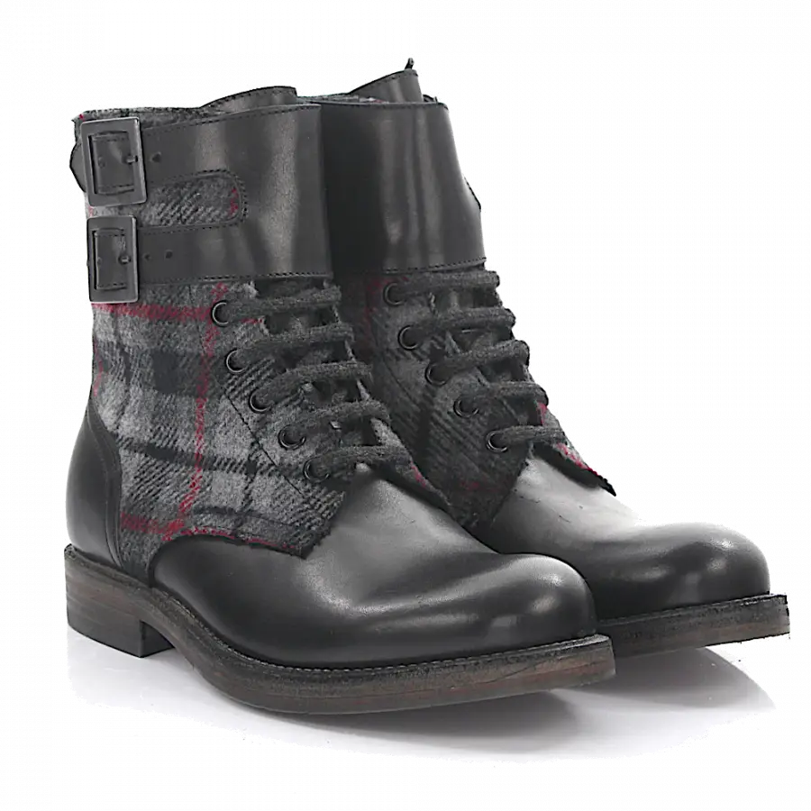 Budapester - Stiefeletten Schwarz 1430 Kalbsleder - schwarz