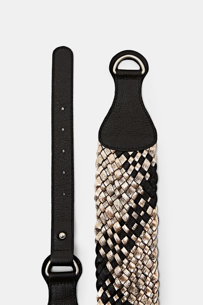 Leder-Taillengürtel im Flechtdesign