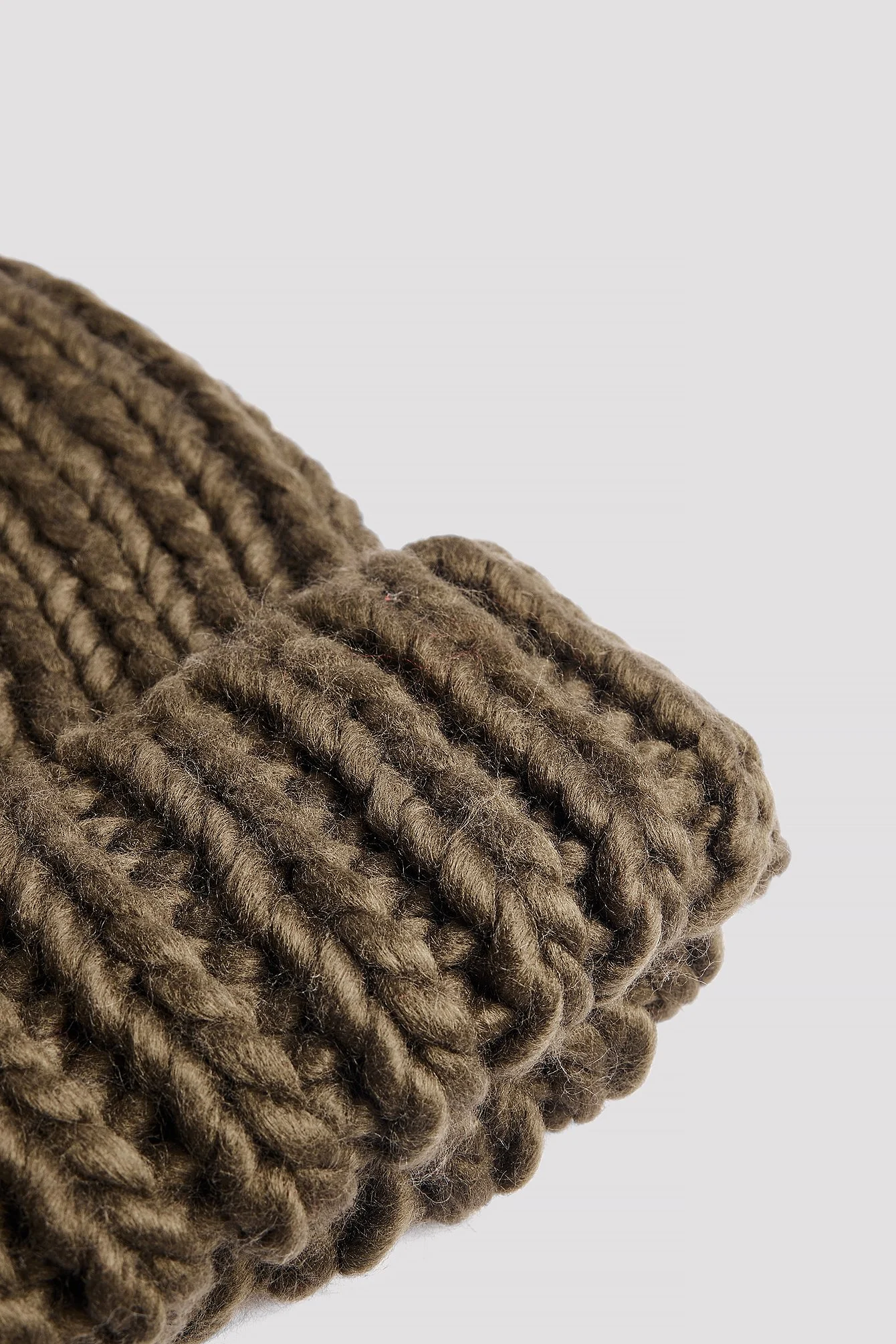 Grob gestrickte Mütze