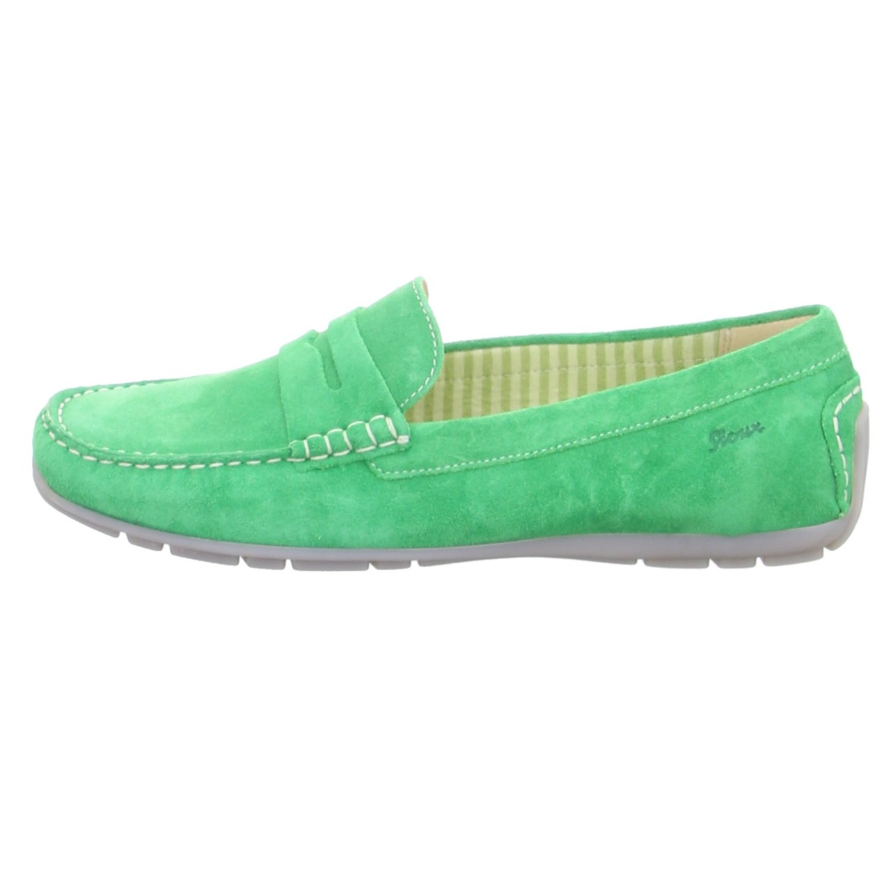 SIOUX Klassische Slipper grün Carmona