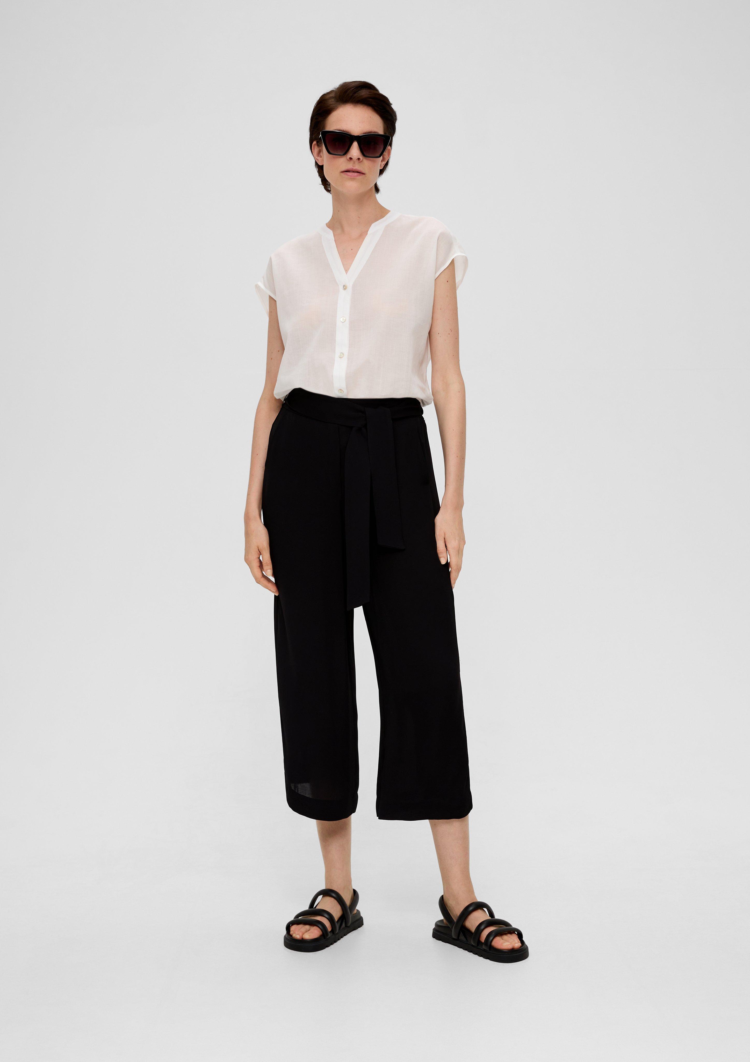 Wide Leg: Culotte aus reiner Viskose  2137643-9999
