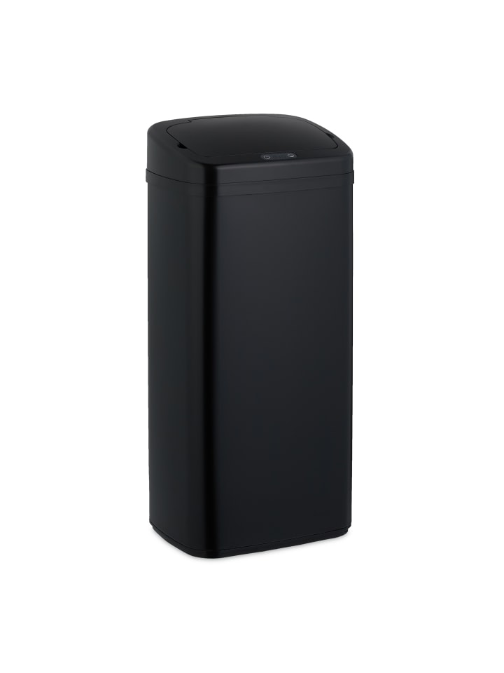 relaxdays Mülleimer mit Sensor in Schwarz - 40 Liter günstig kaufen onesize
