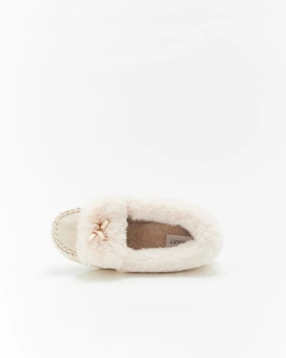Mocassins d'intérieur imitation fourrure Thermolactyl