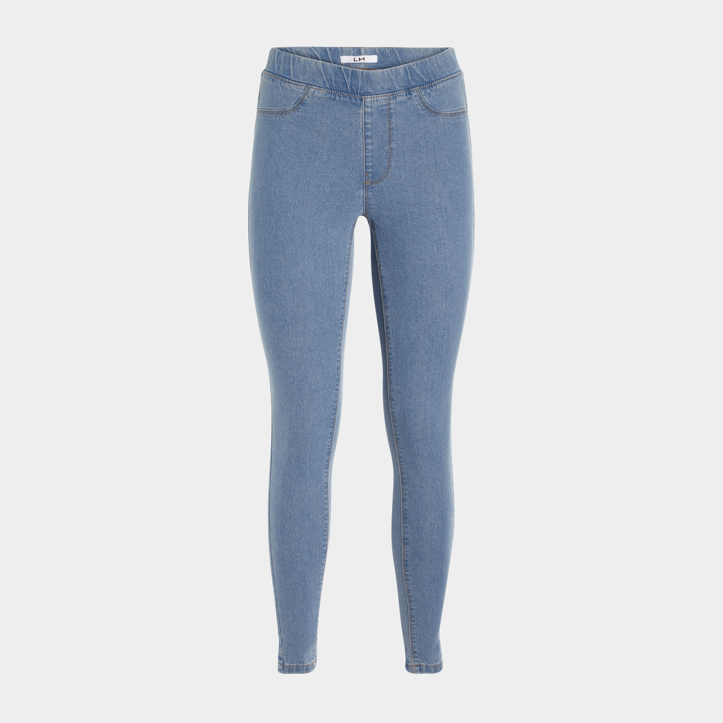 Jegging taille standard denim stone femme | La Halle