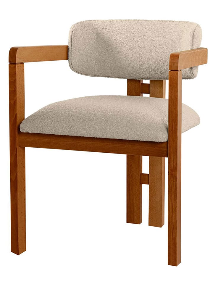 Evila Stuhl ''Mistral'' in Creme/ Hellbraun - (B)50 x (H)80 x (T)52 cm günstig kaufen onesize